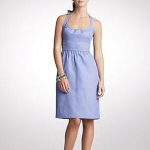 J. Crew Lined Lavender Halter Sundress With  Pockets